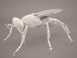 Bee character 3D Model