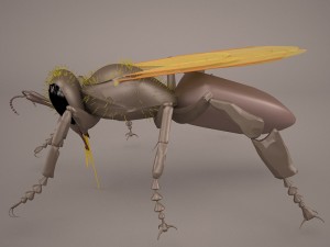 Bee character 3D Model