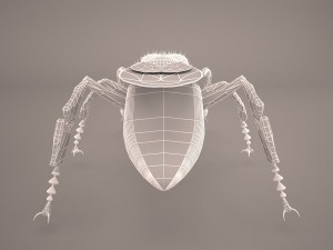 Bee character 3D Model