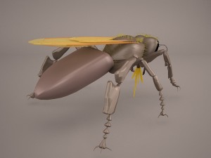 Bee character 3D Model