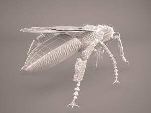 Bee character 3D Model