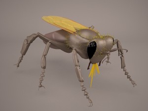 Bee character 3D Model