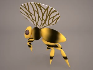 Bee character 1 3D Model