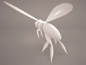 Bee character 1 3D Model