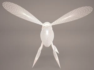Bee character 1 3D Model