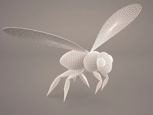 Bee character 1 3D Model