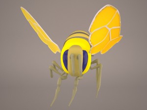 Cartoon bee 3D Model