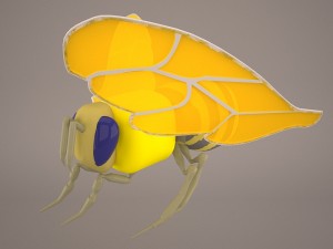 Cartoon bee 3D Модель