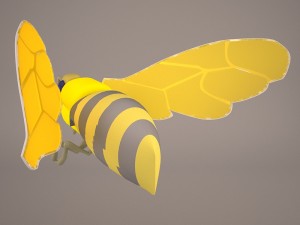 Cartoon bee 3D Модель