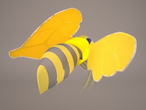 Cartoon bee 3D Модель