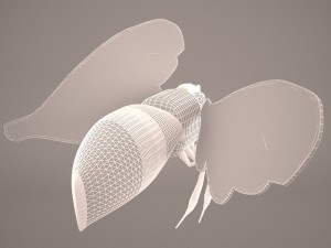 Cartoon bee 3D Модель