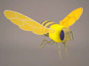 Cartoon bee 3D Model