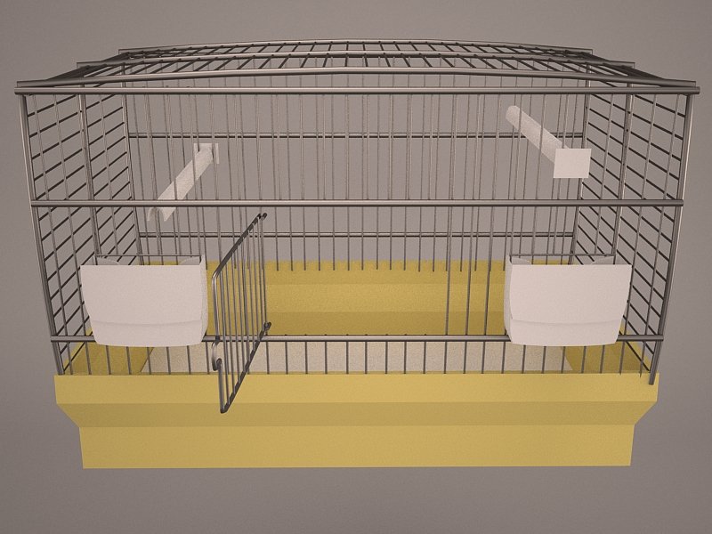 Birdcage 3d Model In Parts 3dexport