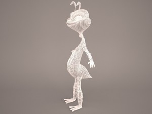 Cartoon grasshopper 3D 模型