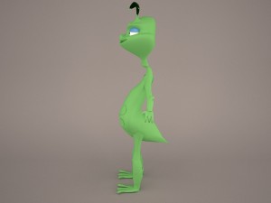 Cartoon grasshopper 3D 模型