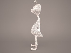 Cartoon grasshopper 3D 模型