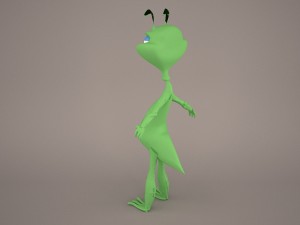 Cartoon grasshopper 3D 模型