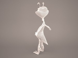 Cartoon grasshopper 3D 模型