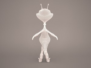 Cartoon grasshopper 3D 模型