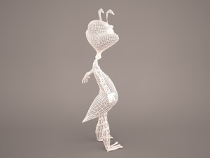 Cartoon grasshopper 3D 模型