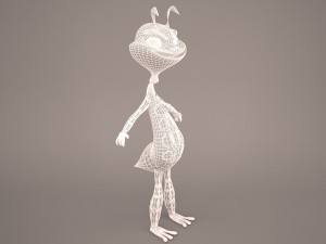 Cartoon grasshopper 3D 模型