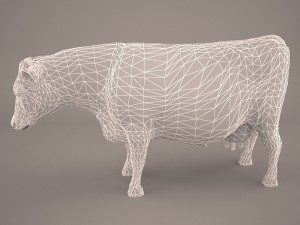 Cow animal 3D 모델