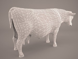 Cow animal 3D 모델