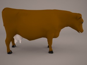 Cow animal 3D 모델