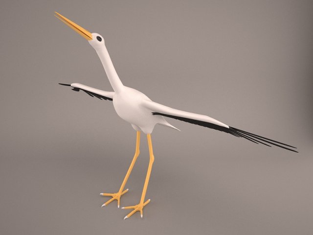 Crane 3D Model .c4d .max .obj .3ds .fbx .stl .blend 