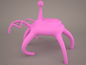 Cartoon crab 3D Model