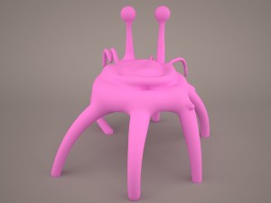 Cartoon crab 3D Model