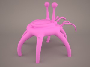 Cartoon crab 3D Model