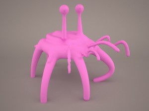 Cartoon crab 3D Model