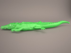 Cartoon crocodile 3D मॉडल