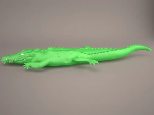 Cartoon crocodile 3D Model