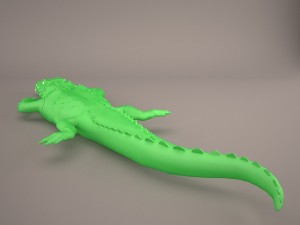 Cartoon crocodile 3D मॉडल