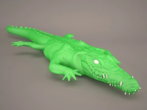 Cartoon crocodile 3D Model