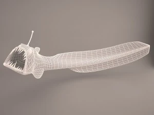 深海魚 3Dモデル