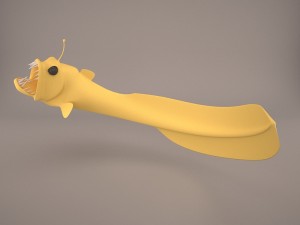 Deep sea fish 3D Model