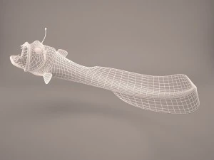 深海魚 3Dモデル