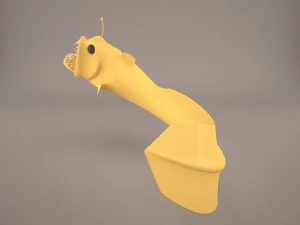 深海魚 3Dモデル