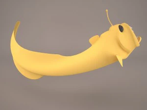 深海魚 3Dモデル