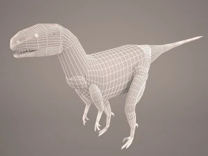 Cartoon dinosaur 3D Model