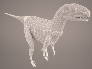 Cartoon dinosaur 3D Model