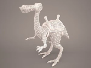 Cartoon dinosaur 2 3D Model
