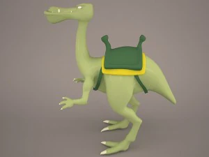Cartoon dinosaur 2 3D Model
