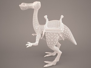 Cartoon dinosaur 2 3D Model