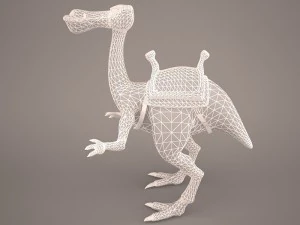 Cartoon dinosaur 2 3D Model
