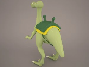 Cartoon dinosaur 2 3D Model