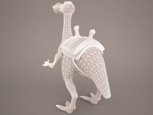 Cartoon dinosaur 2 3D Model
